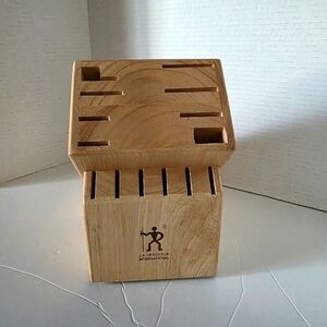 J. A. Henckels International 14 Slot Solid Wood Knife Block